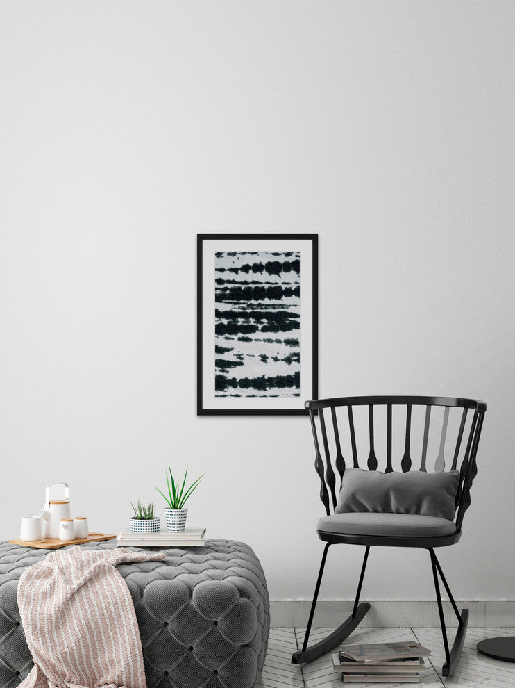 "Disintegration" Framed Painting Print, 8"x12"