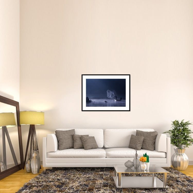 "Capture The Light" Framed Digital Print by Nunu Rizani, 44x33"