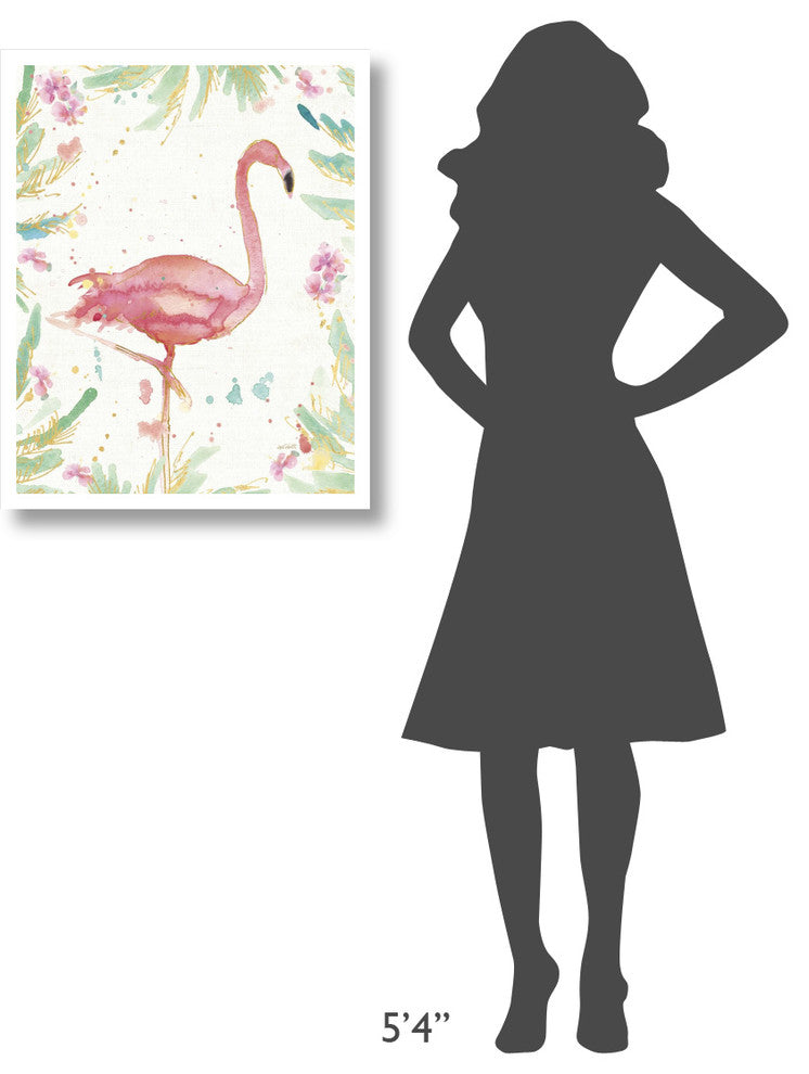 "Flamingo Fever XII" Digital Paper Print by Anne Tavoletti, 24"x30"