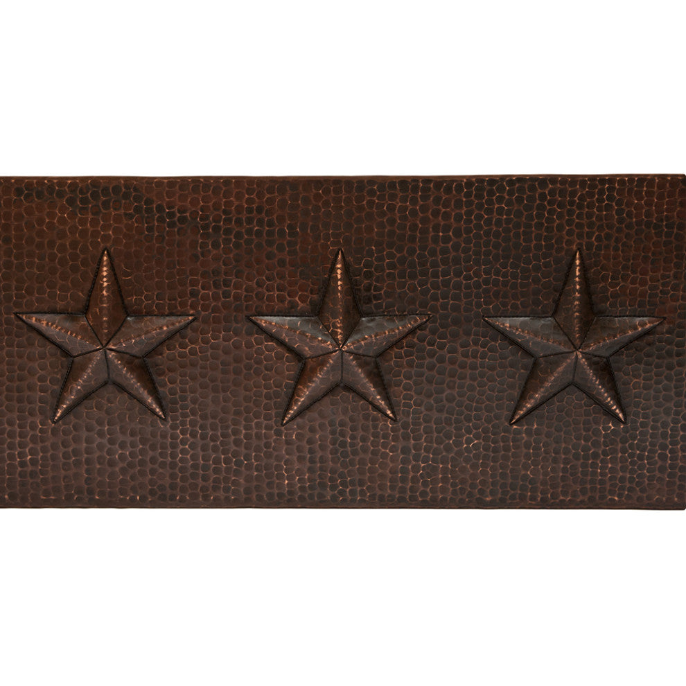 33" Hammered Copper Kitchen Apron Single Basin Sink