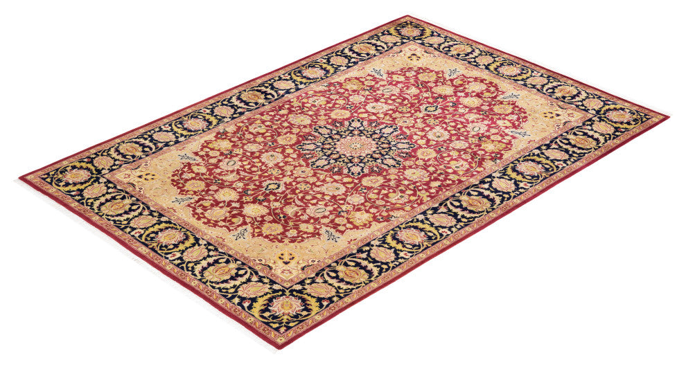 Mogul, One-of-a-Kind Hand-Knotted Area Rug Red, 5'1"x7'7"