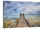 "Zanzibar pier" Wrapped Canvas Art Print, 36"x24"x1.5"