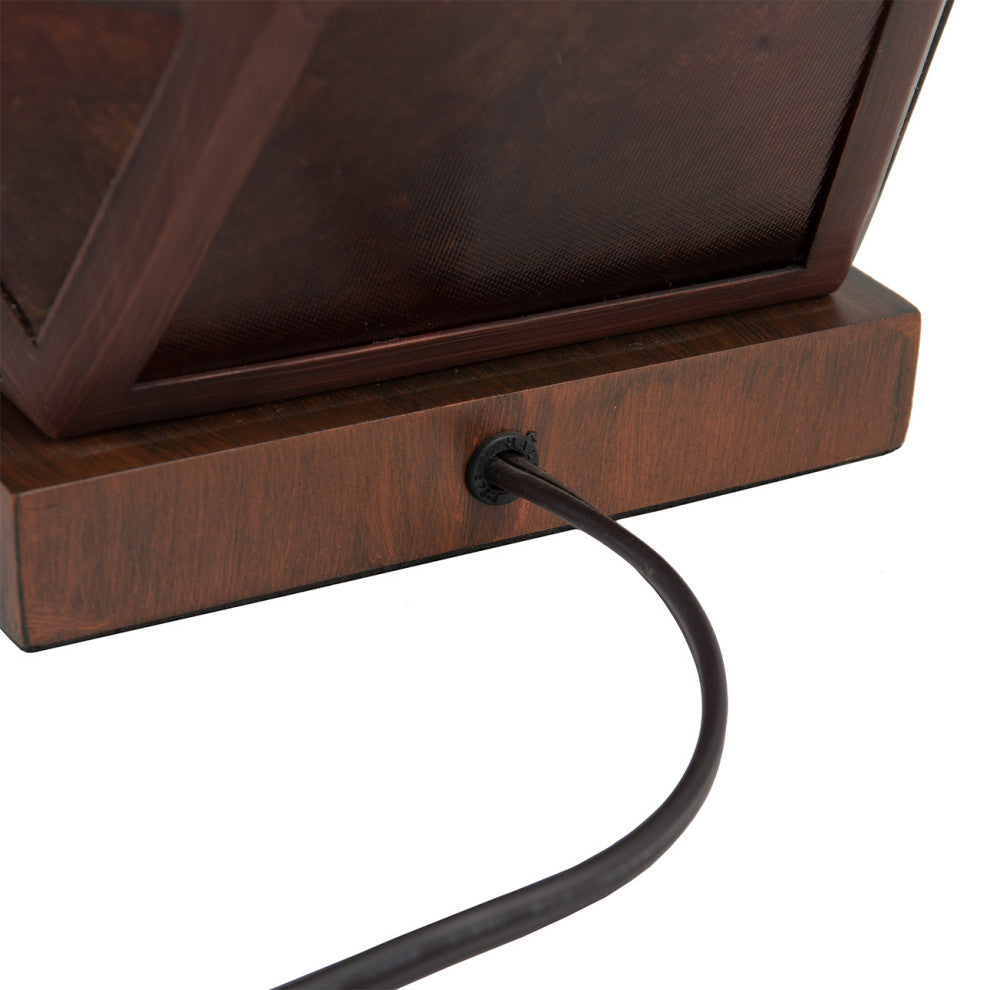 Artifact Natural Mica Table Lamp 22" Gunmetal Charcoal Gray 4-way rotary switch