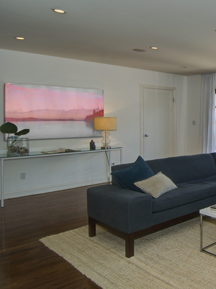 "Bien Venue" Fine Art Canvas Print, 24"x12"