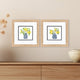 Lemon Life Framed Art, 2-Piece Set