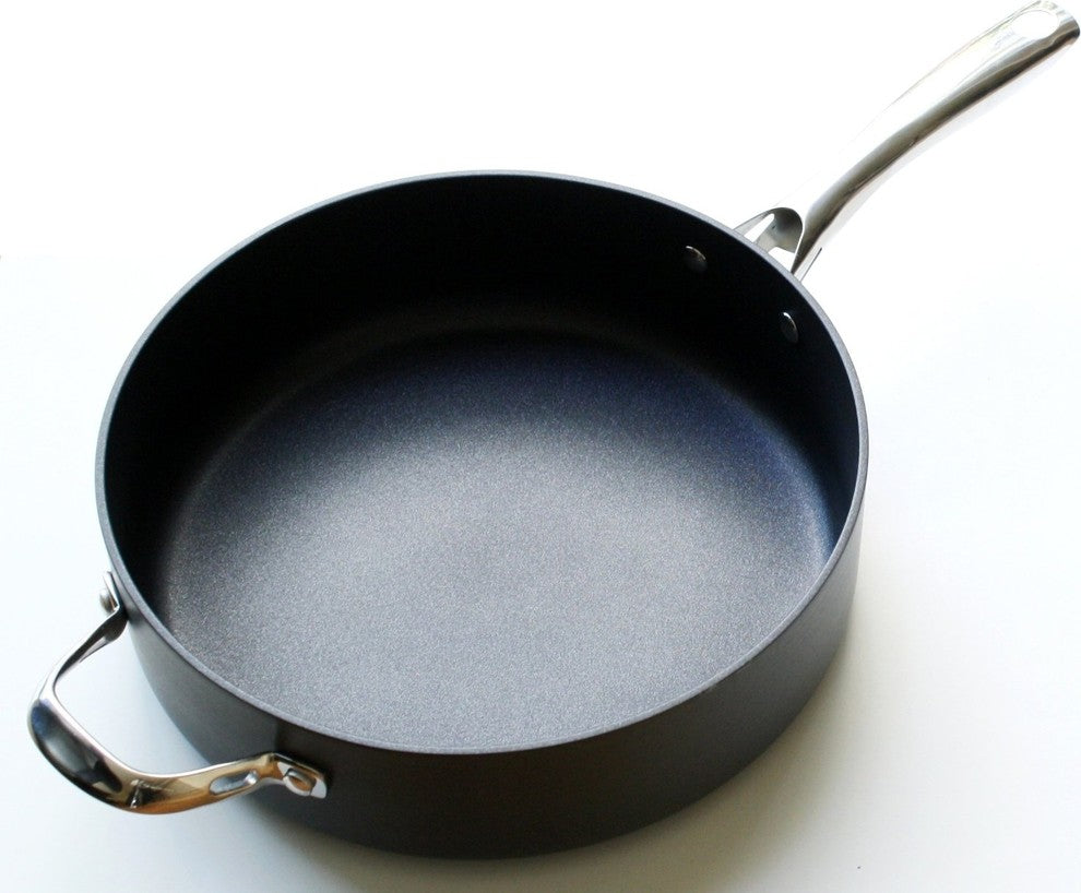 Cooks Standard 5Qt Hard Anodize Premium Grade Nonstick Saute Pan With Cover, 11"