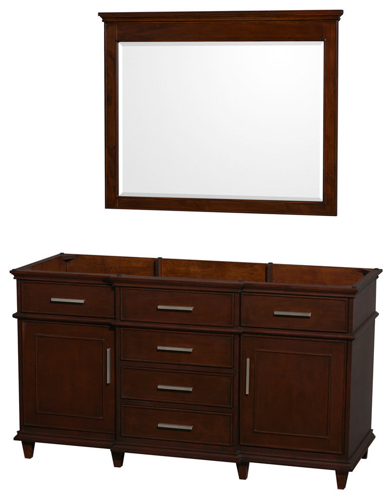 Single Bathroom Vanity, White, 60"