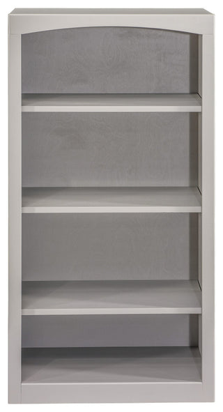 Solid Wood Bookcase, 48"x24", Storm Gray
