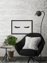 "Curly Lashes" Framed Painting Print, 45"x30"