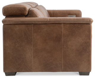 Bernhardt Lioni Leather Power Motion Sofa