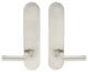 Aurora Lever, Tubular Privacy, Satin Stainless Steel, 2-3/8" Backset