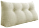 Bed Rest Wedge Pillow, Back Support Lumbar Pillow, Sofa Pillow, Ivory, 39x20x8