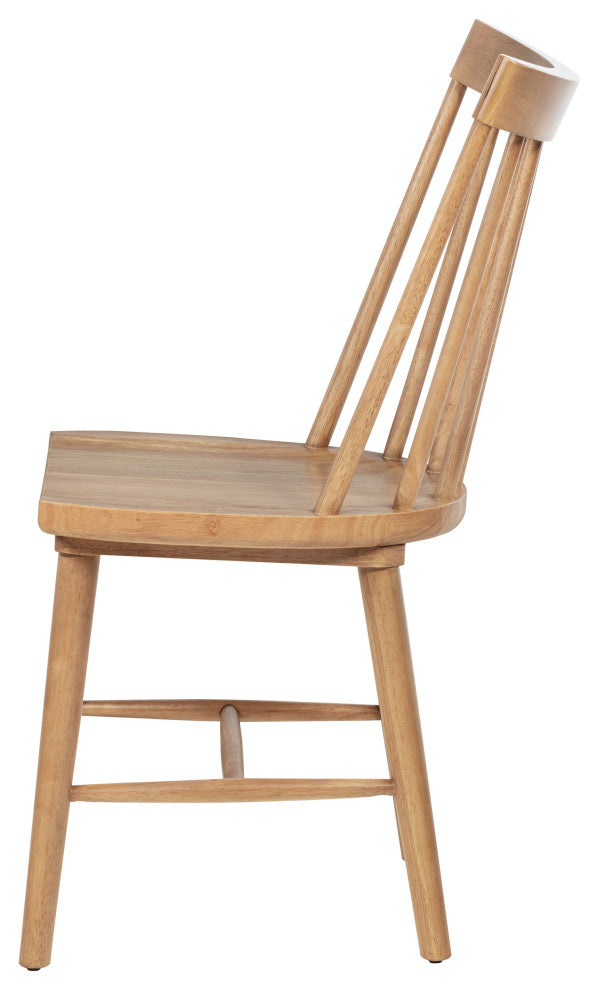 Middleton Solid Wood Dining Side Chair Brown, Set of 2