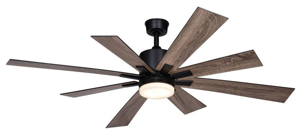 Crawford 60-in. Ceiling Fan Black