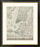 Plan, New York, Copied From The Ratzger Map, Decorative Blue Shading, 32"x38"