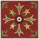 "Festive Tiles III" Digital Paper Print by Anne Tavoletti, 38"x38"