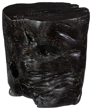 Black Wash Stool, Round