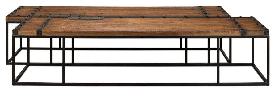 Antique Door Coffee Table Extra Large Size Reclaimed Wood