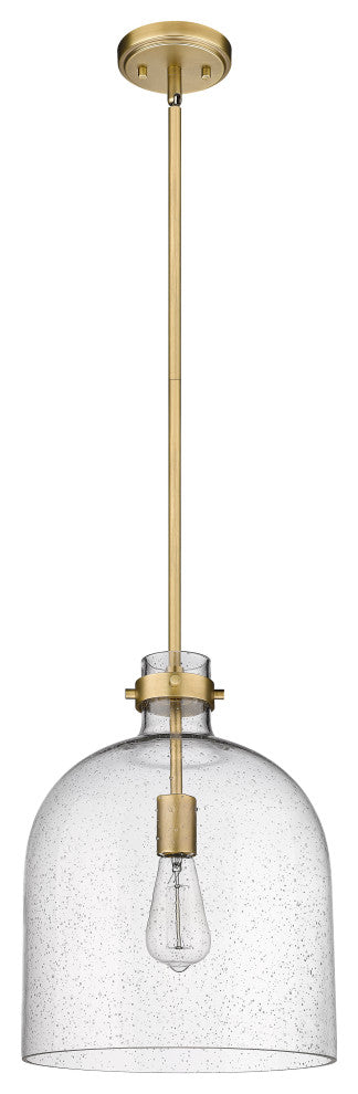 Zlite 817-12RB 1-Light Pendant, Clear Seedy