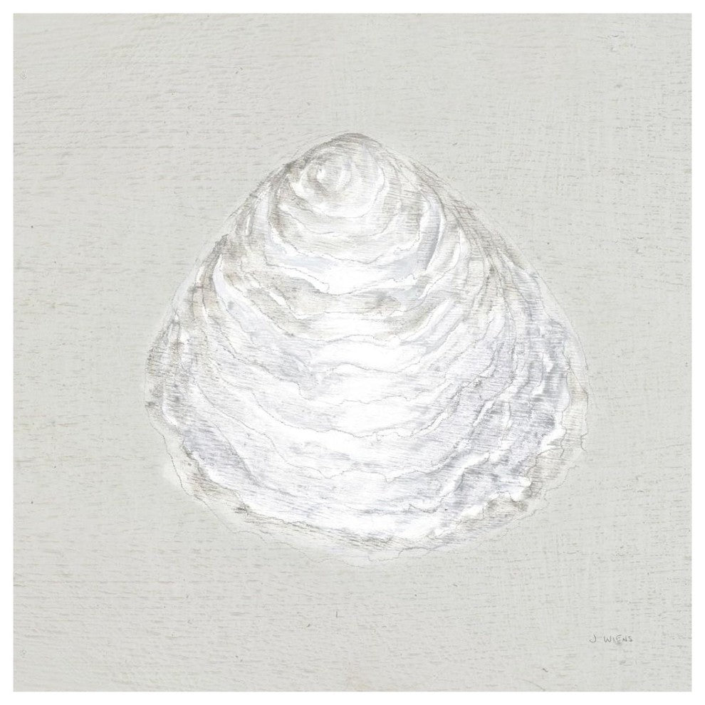 "Serene Shells I Tan" Digital Paper Print by James Wiens, 38"x38"