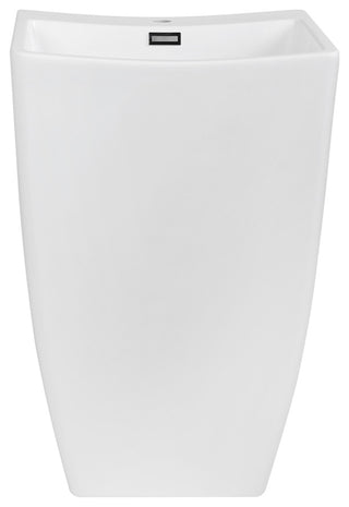 22" Streamline K-1490-20 Solid Surface Resin Freestanding Basin