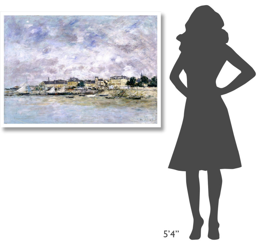 "The Port, Trouville (Trouville, Le Port), 1886" Print by Eugene Boudin, 46"x33"