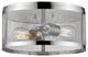 Zlite 331F12-CH 2-Light Flush Mount, Chrome