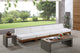 Rio Water Resistant Fabric  Patio 4-Piece Modular Sofa, Off White