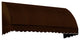 Awntech 3' Savannah Acrylic Fabric Fixed Awning, Brown