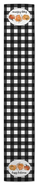 Buffalo Check Pumpkins 16"x72" Table Runner