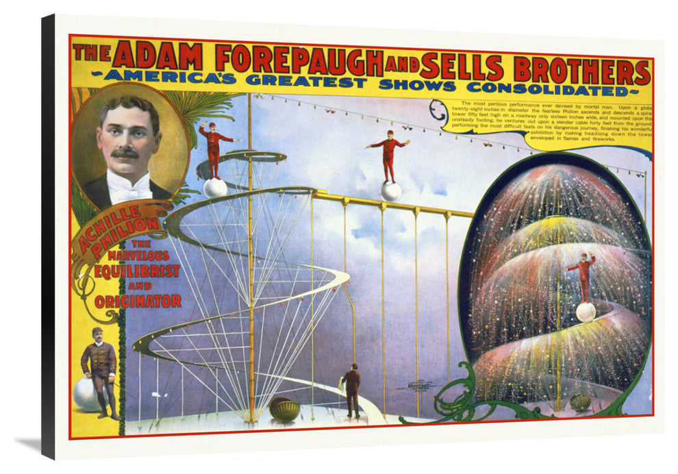 The Adam Forepaugh And Sells Achille Philion, 40x28