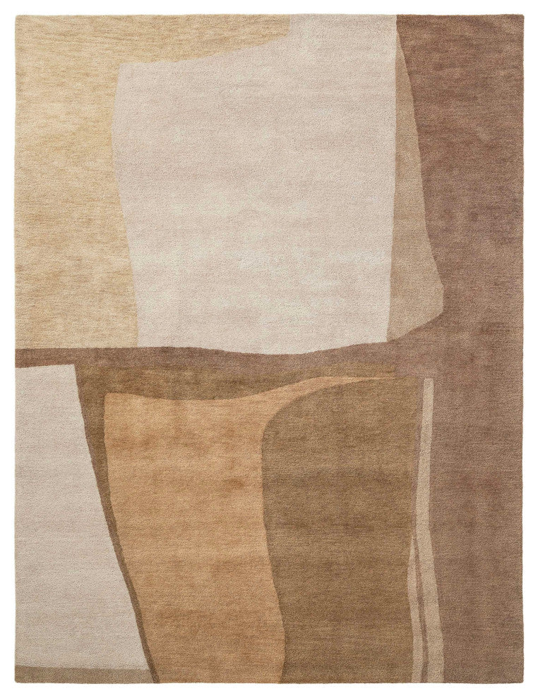 Salina Shelby Area Rug, Sand - 7'9"x9'9"