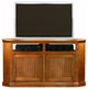 Eagle Furniture 56" Coastal, Corner Entertainment Console, Chocolate Mousse
