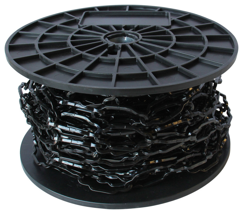 RCH Hardware Steel Cathedral Chandelier Chain, 65 Reel, Black, U45