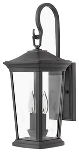 Hinkley Bromley Medium Wall Mount Lantern, Museum Black