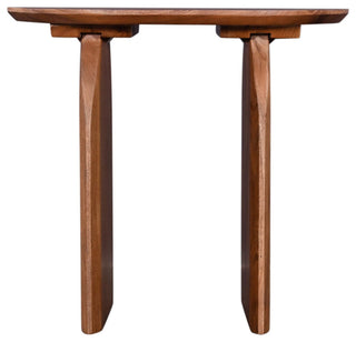 Kenzo Acacia Side Table, Pecan