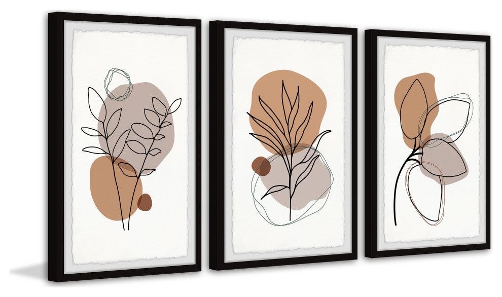 Ferns Grow Triptych, 3-Piece Set, 30x45 Panels