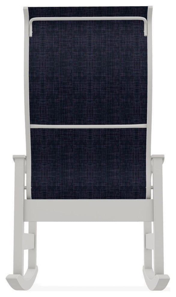 Leeward Sling Outdoor Supreme Rocker, Moments Navy/Snow