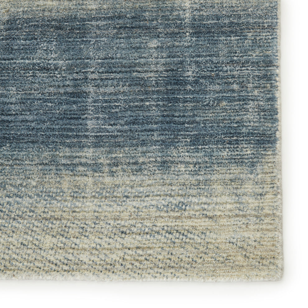 Barclay Butera by Jaipur Living Bayshores Handmade Ombre Blue Rug, 3'x12'