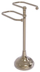 Free Standing Two Arm Guest Towel Holder, Antique Pewter
