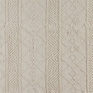 Casey Collection Rectangle 8' x 10' Ivory Geometric Design Handwoven Area Rug