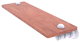 Carolina 16" Wood Shelf, Matte White