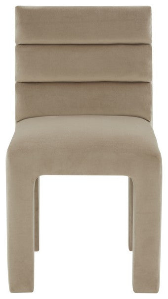 Safavieh Couture Pietro Tufted Dining Chiar Light Brown