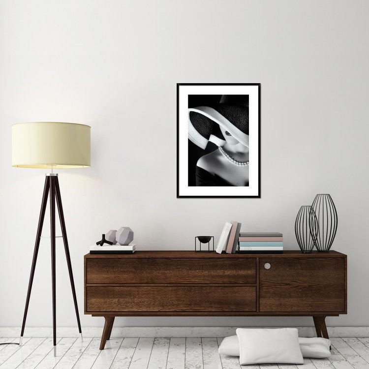 "La Femme Au Chapeau" Framed Digital Print by Ruslan Bolgov (Axe), 28"x38"