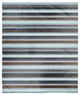 Brown Indigo Stripes 50x60 Sherpa Fleece Blanket