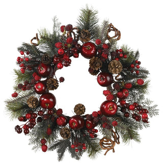 22" Apple Berry Wreath