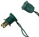 Vickerman 70-Light LED Green Wire Wide Angle Icicle End Connecting, 9', Multi