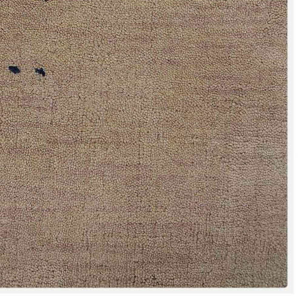 HAND KNOTTED LOOM WOOL ECO-FRIENDLY AREA RUGS - Rectangle, Beige, Contemporary