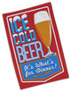 Assorted Retro Beer Print Dishtowel Set/3