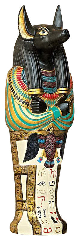 Anubis Sarcophagus Wall Plaque